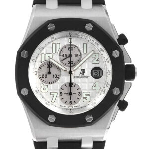Royal Oak 41mm 15500 SS ZF 1:1 Best Edition Black Textured Dial on SS Bracelet SA4302 Super Clone V3